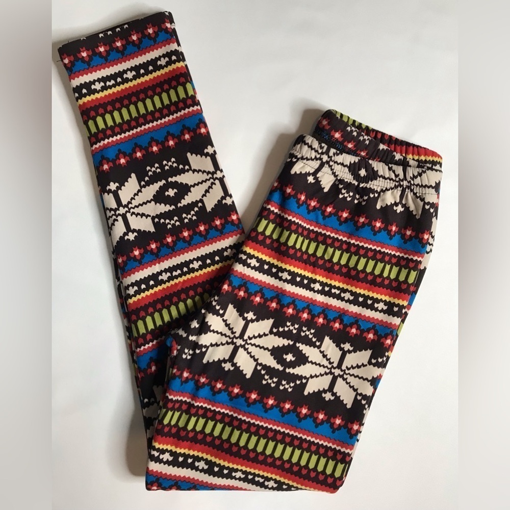 LA 12 ST Super Soft Fleece Lined Leggings OS